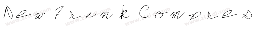 New Frank Compressed字体转换